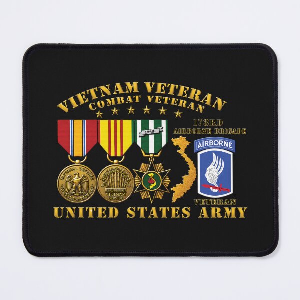 Item preview, Army - Vietnam Vet - w Medals - VN - 173rd Airborne Brigade - 3D Enhanced X 300 designed and sold by Military Insignia Products.