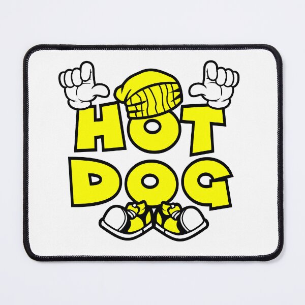 Item preview, HOT DOG - FOOD Cartoon Character Bold Retro designed and sold by NFTWords.