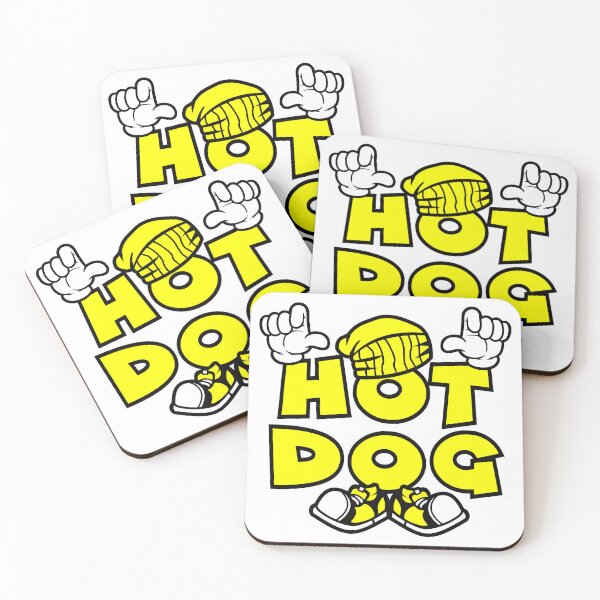 Item preview, HOT DOG  - FOOD Cartoon Character Bold Retro designed and sold by NFTWords.
