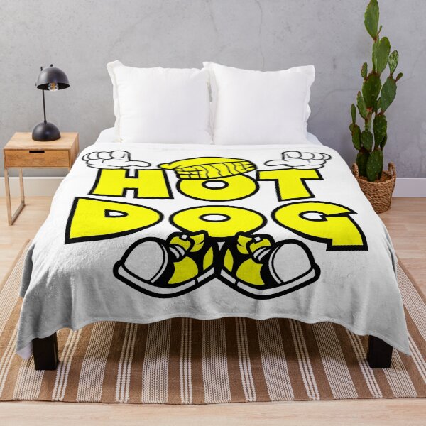 Item preview, HOT DOG  - FOOD Cartoon Character Bold Retro designed and sold by NFTWords.