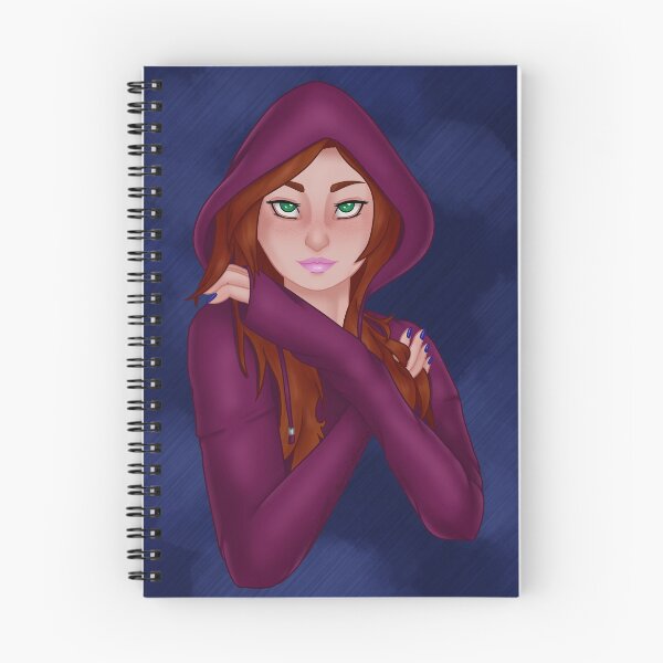 Aperçu de l'œuvre Femme à capuche sous la pluie créée et vendue par AssortedDrawings.