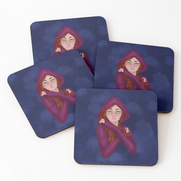 Item preview, Woman with hood in the rain designed and sold by AssortedDrawings.