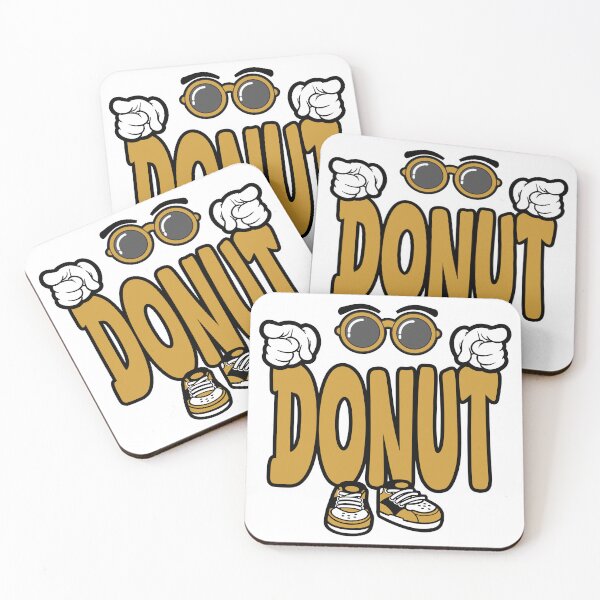 Item preview, DONUT - FOOD Words Character Bold Retro designed and sold by NFTWords.