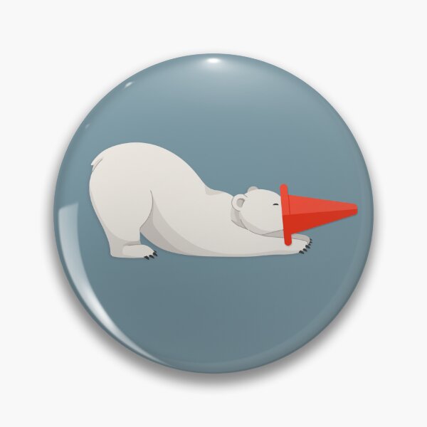Item preview, Cone Head Polar Bear designed and sold by TurquoiseBird.