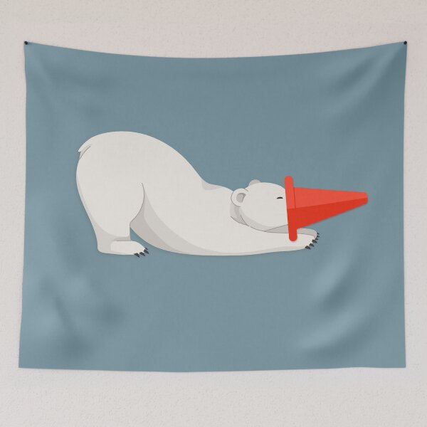 Item preview, Cone Head Polar Bear designed and sold by TurquoiseBird.
