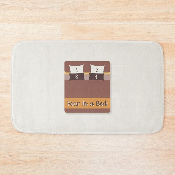 Item preview, 4 In A Bed (on Off-White) designed and sold by PawsitiveMum3.