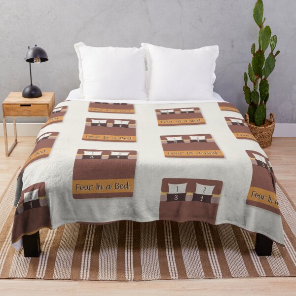 Item preview, 4 In A Bed (on Off-White) designed and sold by PawsitiveMum3.
