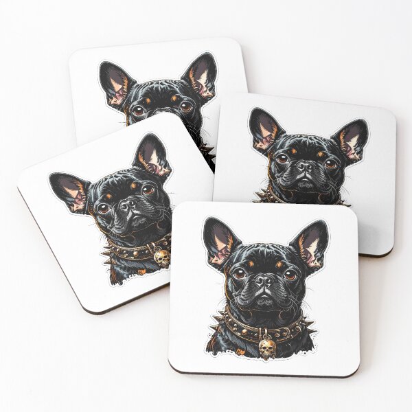 Item preview, Gothic French Bulldog Portrait designed and sold by BetweenForms.