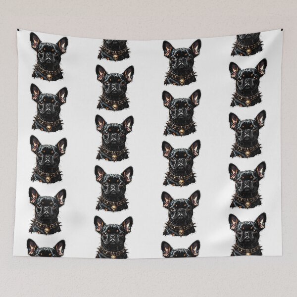 Item preview, Gothic French Bulldog Portrait designed and sold by BetweenForms.