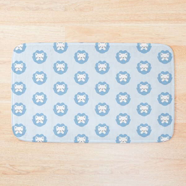 Item preview, Peek-a-Blue Blossom Cat designed and sold by TurquoiseBird.
