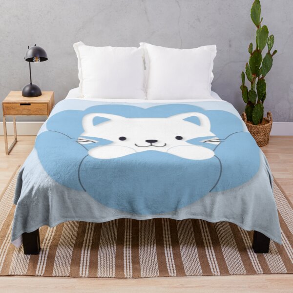 Item preview, Peek-a-Blue Blossom Cat designed and sold by TurquoiseBird.