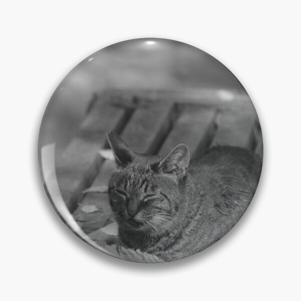 Item preview, Cozy Tabby Cat Napping on Fall Leaf Bench designed and sold by EssaVernice.
