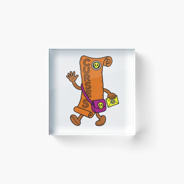 Item preview, Scrolliver the Curse Delivery Monster designed and sold by ben.comictell.