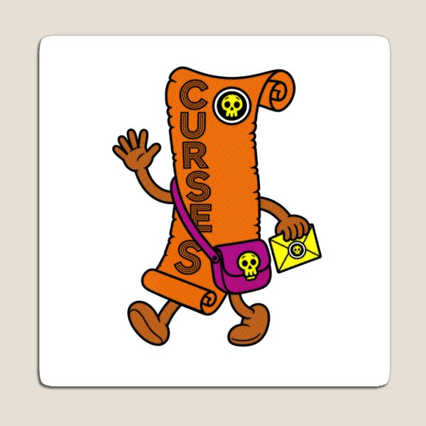 Item preview, Scrolliver the Curse Delivery Monster designed and sold by ben.comictell.