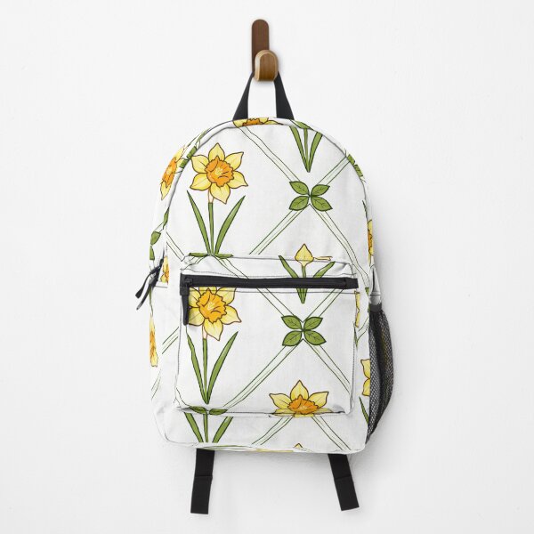 Item preview, Daffodil Grid Pattern Floral Design | Modern Aesthetic Spring Flowers | Botanical Decor Gift designed and sold by Ruchi73.