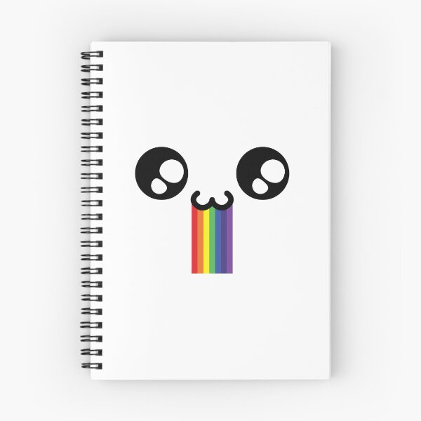 Item preview, Cute kawaii owo drooling rainbow face designed and sold by BlushyPrint.