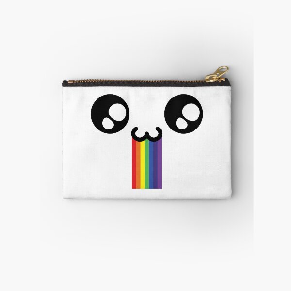 Item preview, Cute kawaii owo drooling rainbow face designed and sold by BlushyPrint.