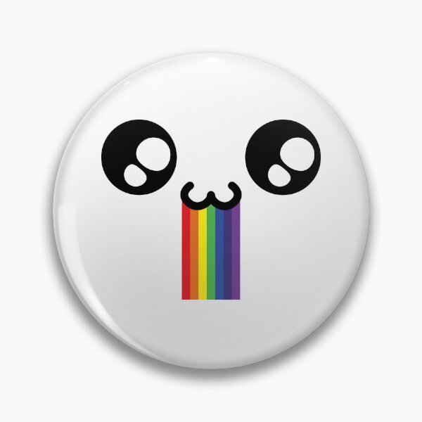 Item preview, Cute kawaii owo drooling rainbow face designed and sold by BlushyPrint.