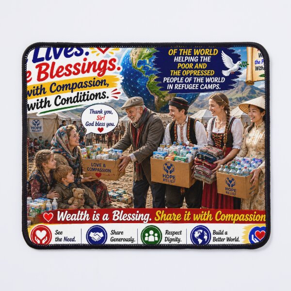 Item preview, Global Compassion for the Poor and Oppressed designed and sold by New Wave Artworks & Odds &Ends.