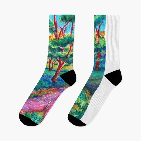 Item preview, Colorful Forest path designed and sold by IrinaRammos-Art.