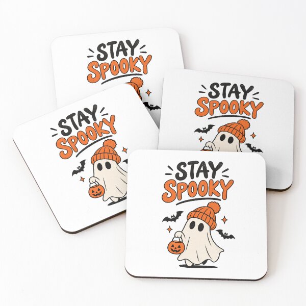 Item preview, Stay Spooky – Minimalist Retro Halloween Ghost designed and sold by StickyDelights.
