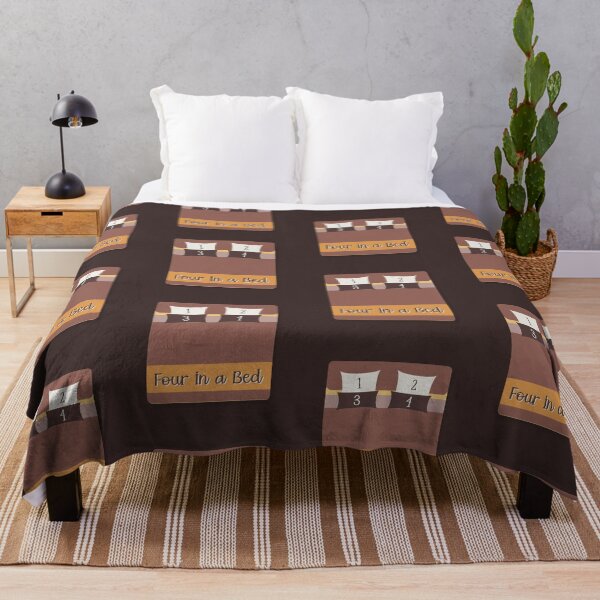Item preview, 4 In A Bed (on Dk. Brown) designed and sold by PawsitiveMum3.