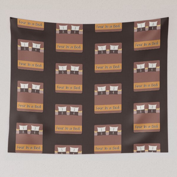 Item preview, 4 In A Bed (on Dk. Brown) designed and sold by PawsitiveMum3.
