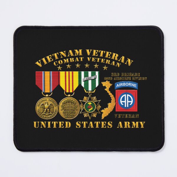 Item preview, Army - Vietnam Vet - w Medals - VN - 3rd Brigade, 82nd Airborne Division - 3D Enhanced X 300 designed and sold by Military Insignia Products.