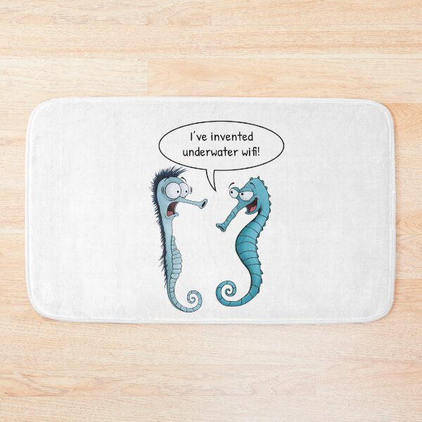 Item preview, Underwater WiFi Seahorse – Funny WiFi Gift designed and sold by FMproject.