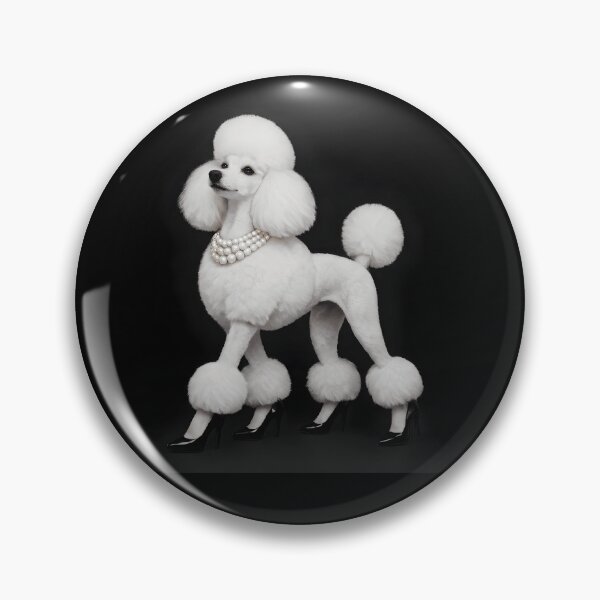 Item preview, Glam Poodle Shirt, Fancy Dog Graphic Tee designed and sold by starmuffsre.