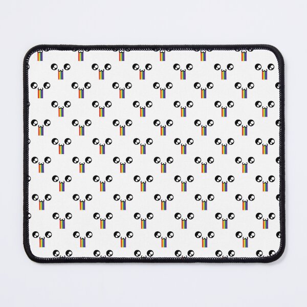 Item preview, Cute kawaii owo drooling rainbow face pattern designed and sold by BlushyPrint.