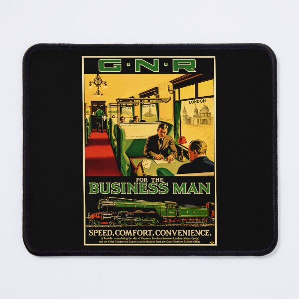 Item preview, British Steam Train London Business Travel Vintage GNR Ad designed and sold by Maljonic.