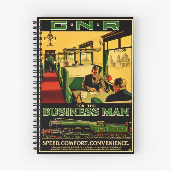 Item preview, British Steam Train London Business Travel Vintage GNR Ad designed and sold by Maljonic.