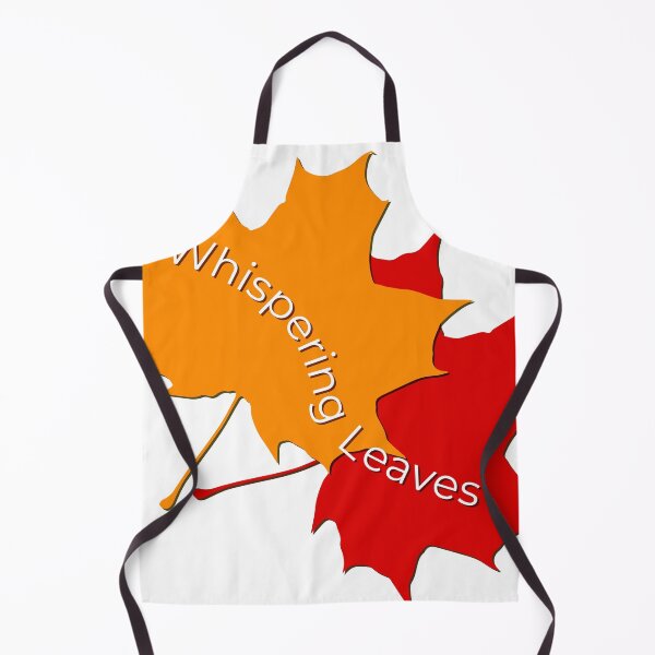 Item preview, Vibrant Autumn Maple Leaves Graphic with White Whispering Leaves Typography designed and sold by ZorianArt.