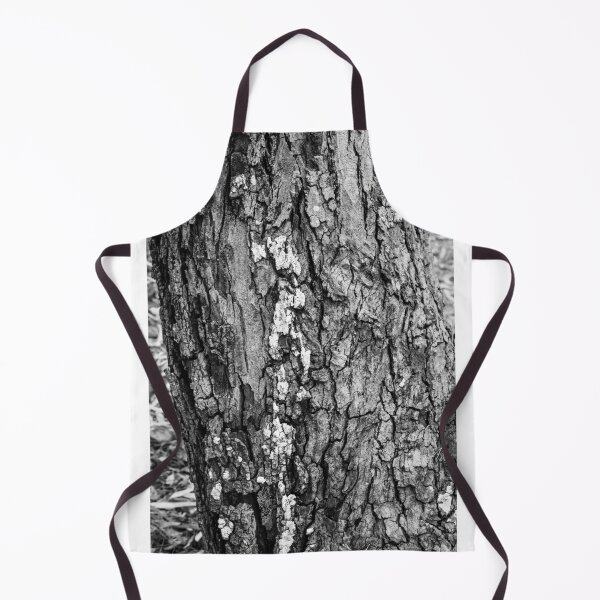 Item preview, Close-Up of Tree Bark Texture with Natural Details in Black and White designed and sold by Nmallia.