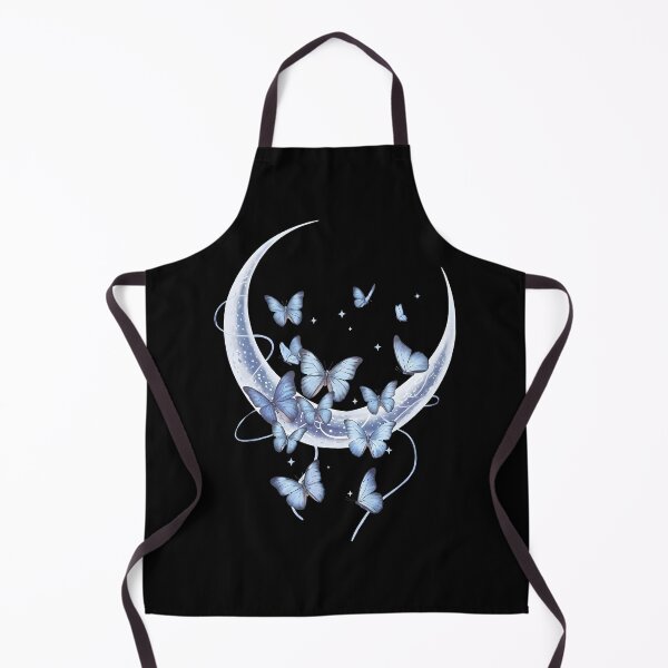 Item preview, Blue Butterfly Moon Shirt, Celestial Graphic Tee designed and sold by KiblyTees.