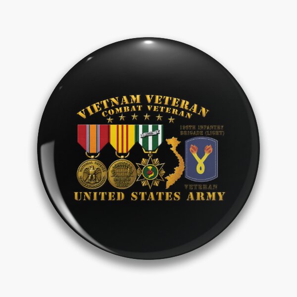 Item preview, Army - Vietnam Vet - w Medals - VN - 196th Infantry Brigade (Light) - 3D Enhanced X 300 designed and sold by Military Insignia Products.