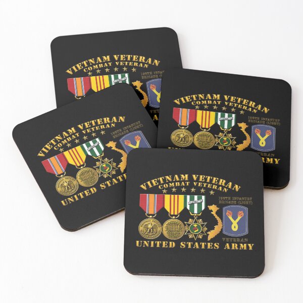 Item preview, Army - Vietnam Vet - w Medals - VN - 196th Infantry Brigade (Light) - 3D Enhanced X 300 designed and sold by Military Insignia Products.