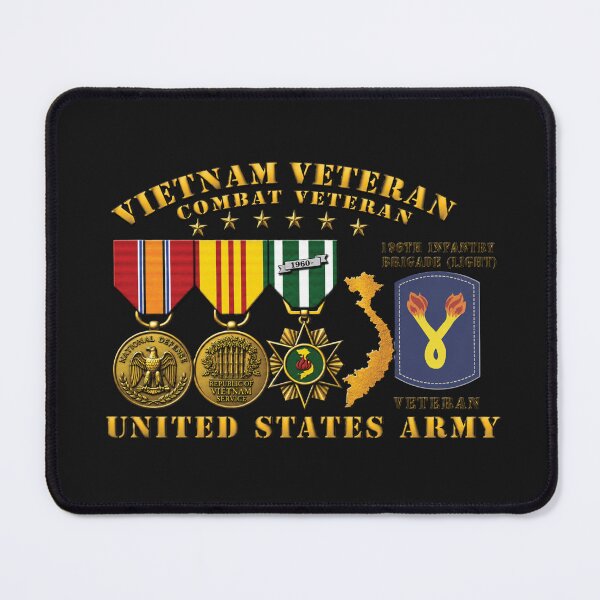 Item preview, Army - Vietnam Vet - w Medals - VN - 196th Infantry Brigade (Light) - 3D Enhanced X 300 designed and sold by Military Insignia Products.