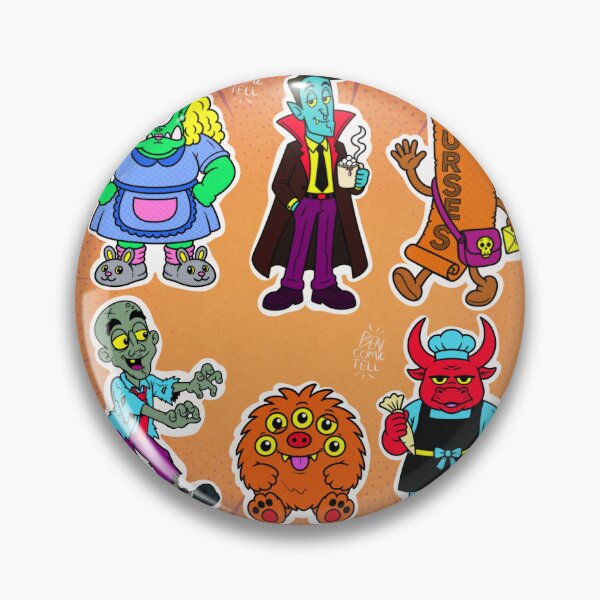 Item preview, October 32 Funny Monster Friends designed and sold by ben.comictell.