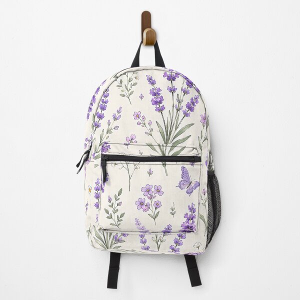 Item preview, Lavender Pattern Floral Art Print | Aesthetic Purple Botanical Design | Relaxing Nature Gift for Plant Lovers designed and sold by Ruchi73.