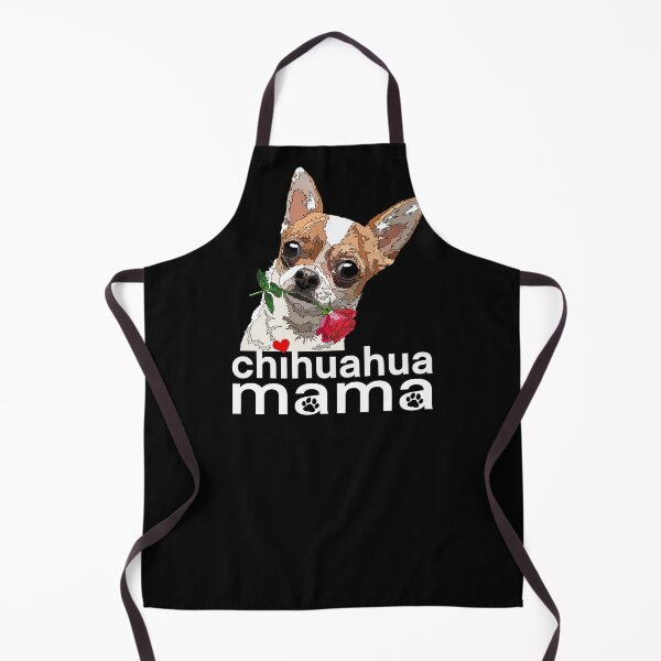 Item preview, Chihuahua Mama WIth Rose Puppy Dog designed and sold by Just-Arts-4U.