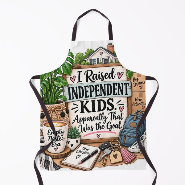 Item preview, I Raised Independent Kids, Apparently That Was the Goal – Funny Empty Nester Mom designed and sold by CottageGardenCo.