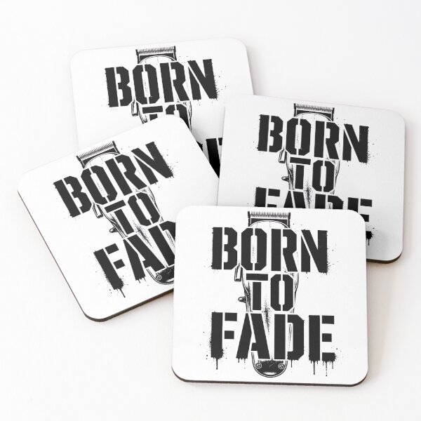 Item preview, Born To Fade Urban Barber Clipper Typography designed and sold by Barber MD Culture.
