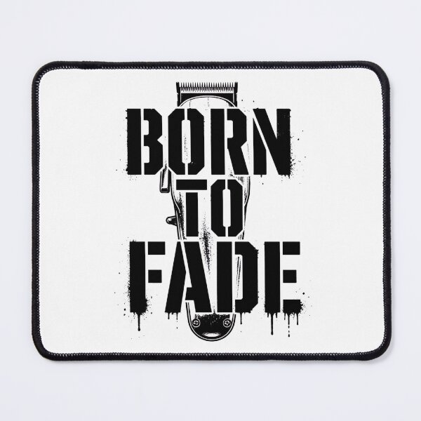 Item preview, Born To Fade Urban Barber Clipper Typography designed and sold by Barber MD Culture.