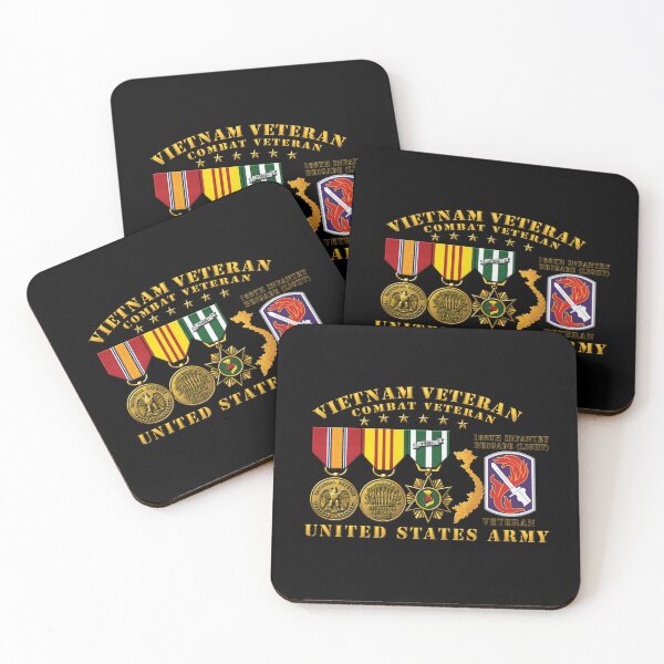 Item preview, Army - Vietnam Vet - w Medals - VN - 198th Infantry Brigade (Light) - 3D Enhanced X 300 designed and sold by Military Insignia Products.