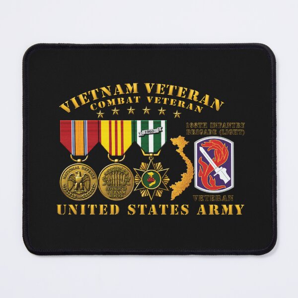 Item preview, Army - Vietnam Vet - w Medals - VN - 198th Infantry Brigade (Light) - 3D Enhanced X 300 designed and sold by Military Insignia Products.