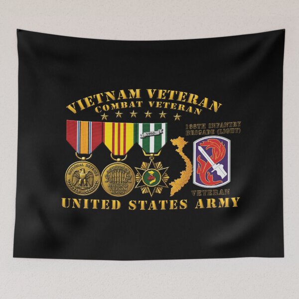 Item preview, Army - Vietnam Vet - w Medals - VN - 198th Infantry Brigade (Light) - 3D Enhanced X 300 designed and sold by Military Insignia Products.
