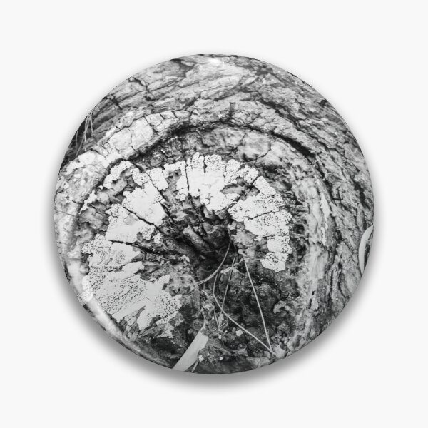 Item preview, Close-Up of Tree Bark Texture with Natural Details in Black and White designed and sold by Nmallia.