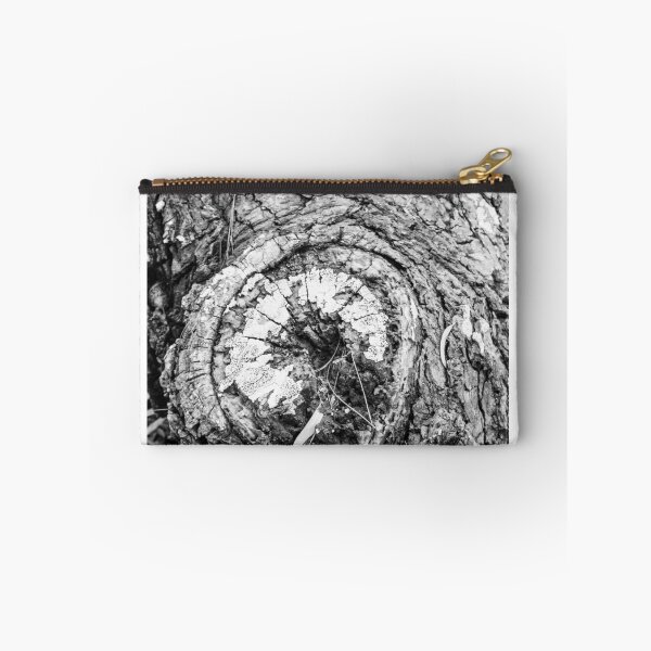 Item preview, Close-Up of Tree Bark Texture with Natural Details in Black and White designed and sold by Nmallia.